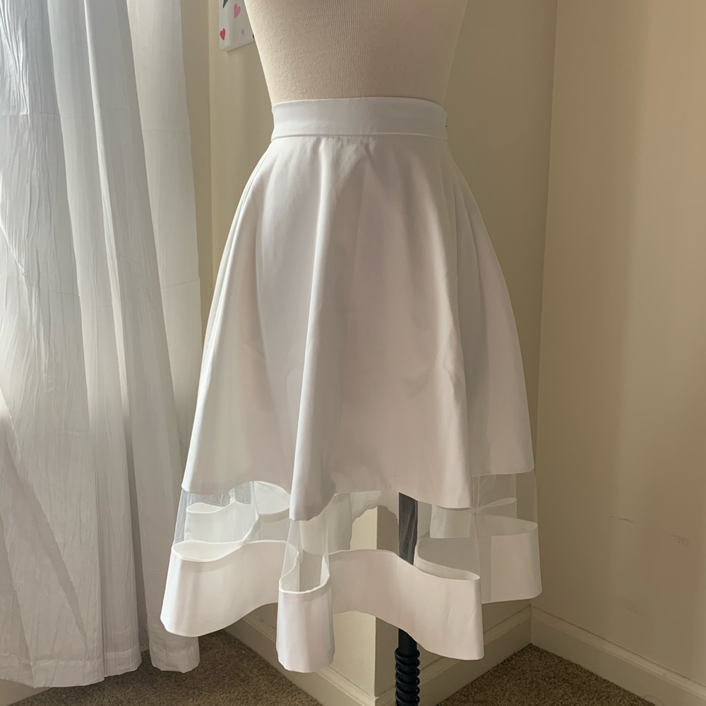 White Midi Skirt